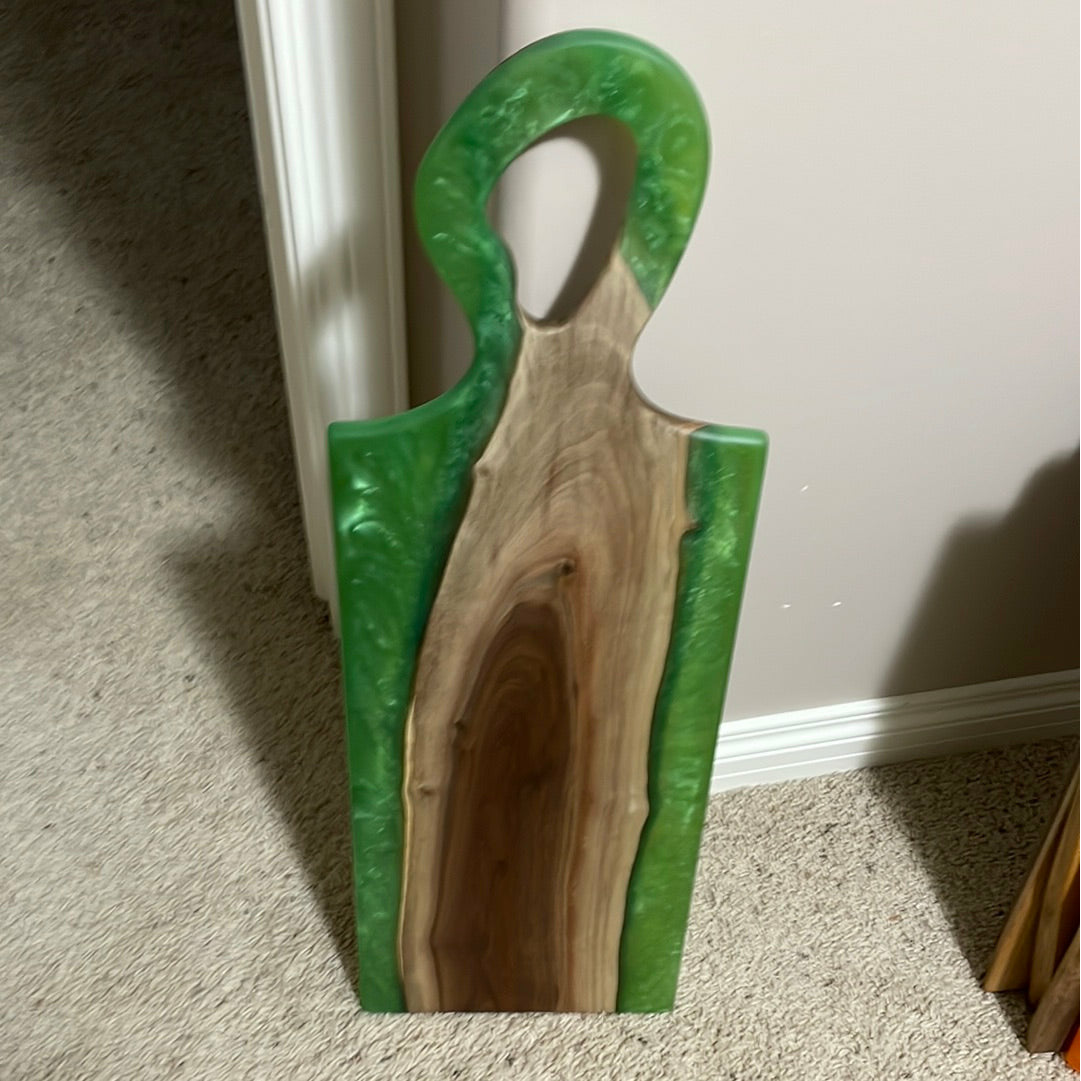 Green epoxy board w/ handle